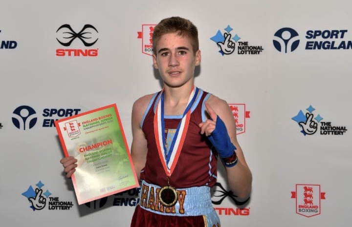 Harry Sharp Boxer Clean A Way sponsor promising young Boxer in East London
